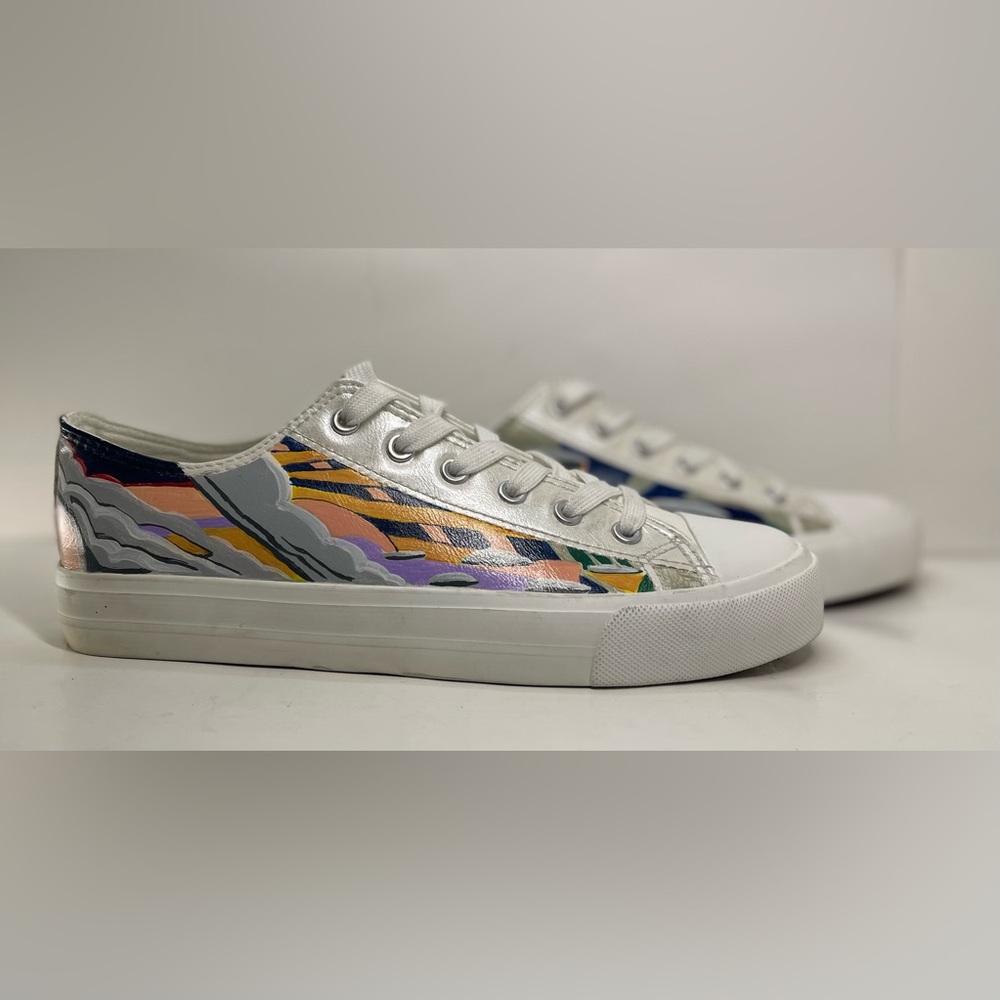 Colorful Patterned Sneakers - Picture 2 of 6